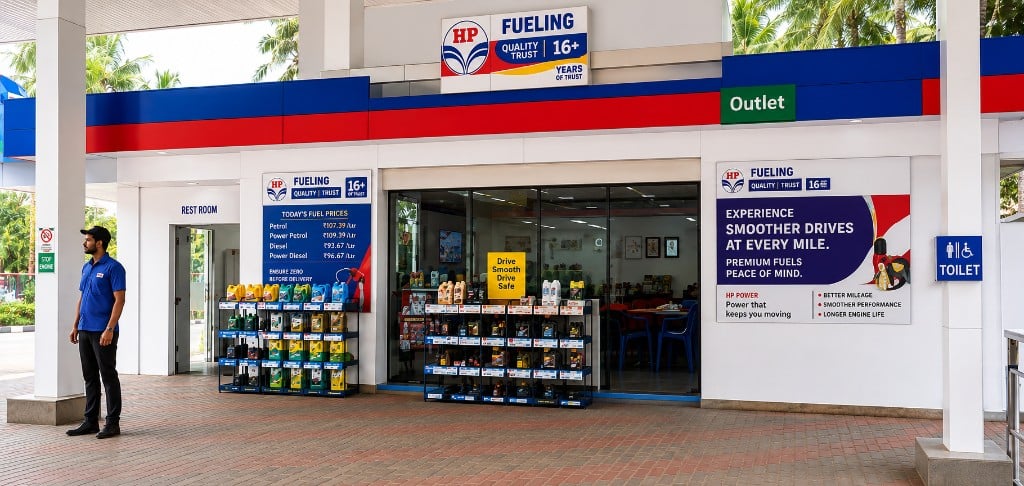 Fuel station retail outlet and storefront